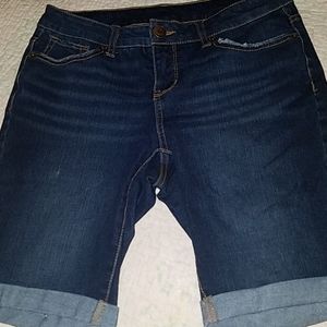 Dark Wash Shorts